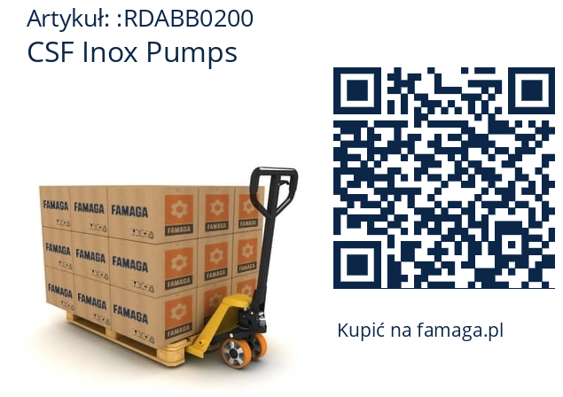   CSF Inox Pumps RDABB0200