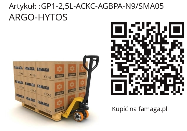   ARGO-HYTOS GP1-2,5L-ACKC-AGBPA-N9/SMA05