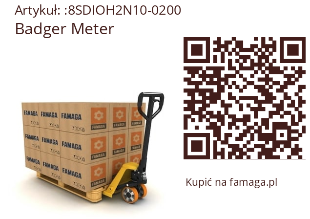   Badger Meter 8SDIOH2N10-0200