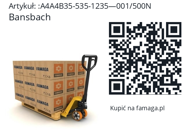   Bansbach A4A4B35-535-1235—001/500N
