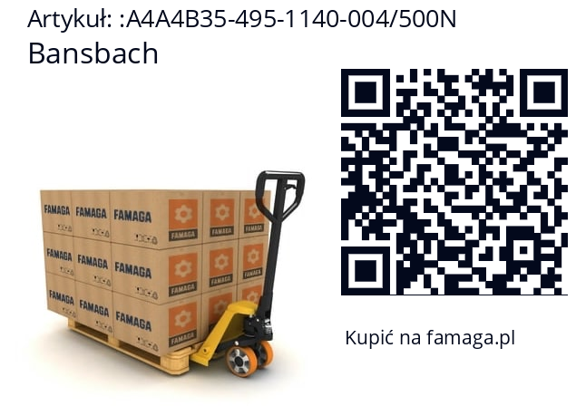  Bansbach A4A4B35-495-1140-004/500N