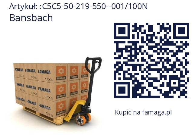   Bansbach C5C5-50-219-550--001/100N