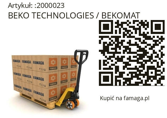   BEKO TECHNOLOGIES / BEKOMAT 2000023