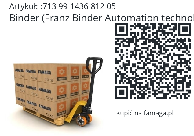   Binder (Franz Binder Automation technology / Connectors) 713 99 1436 812 05