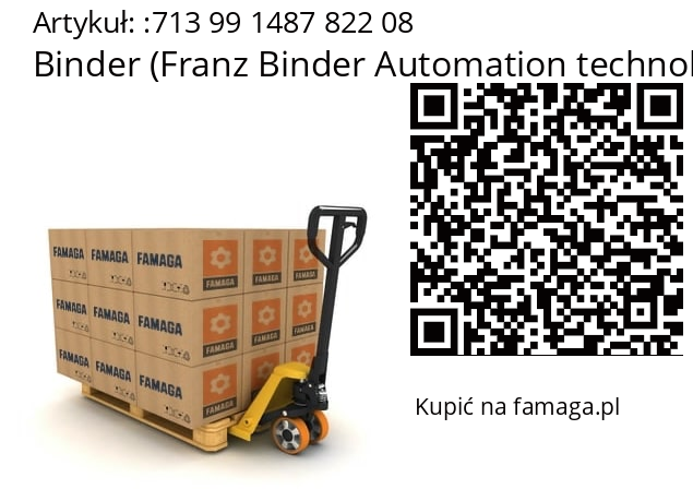   Binder (Franz Binder Automation technology / Connectors) 713 99 1487 822 08