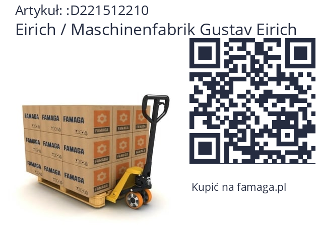   Eirich / Maschinenfabrik Gustav Eirich D221512210