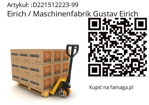  Eirich / Maschinenfabrik Gustav Eirich D221512223-99