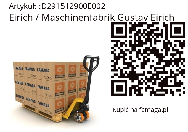   Eirich / Maschinenfabrik Gustav Eirich D291512900E002