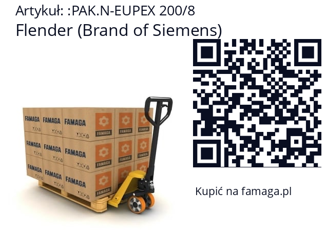   Flender (Brand of Siemens) PAK.N-EUPEX 200/8