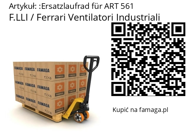   F.LLI / Ferrari Ventilatori Industriali Ersatzlaufrad für ART 561