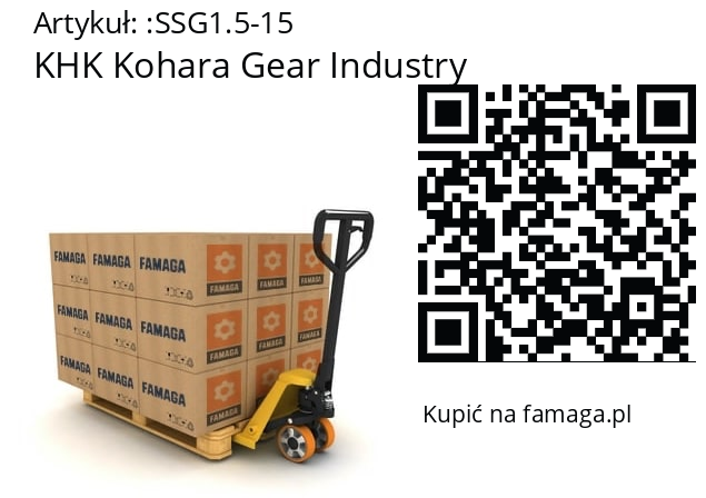   KHK Kohara Gear Industry SSG1.5-15