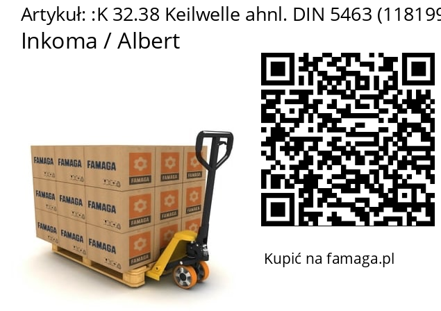   Inkoma / Albert K 32.38 Keilwelle ahnl. DIN 5463 (118199)