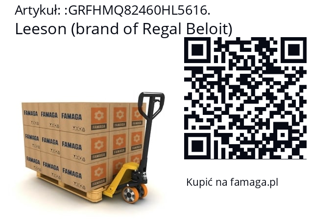  Leeson (brand of Regal Beloit) GR­FHMQ­824­60­HL­56­16.