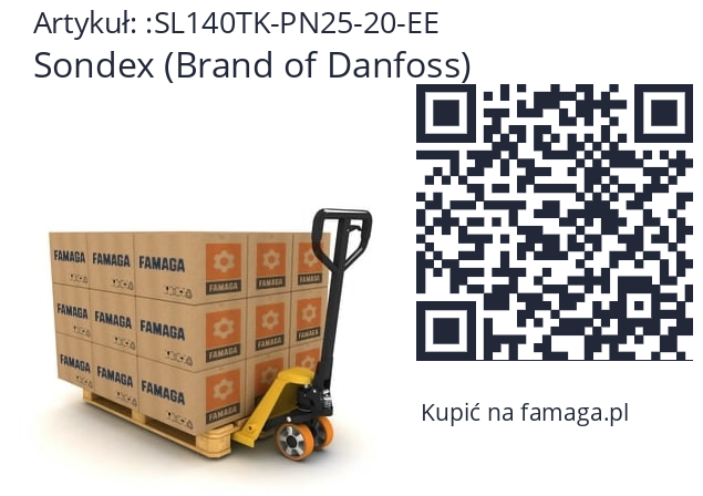   Sondex (Brand of Danfoss) SL140TK-PN25-20-EE