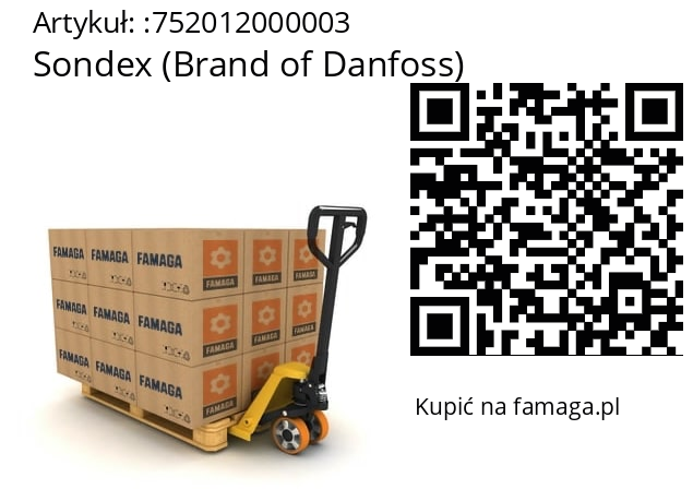  Sondex (Brand of Danfoss) 752012000003