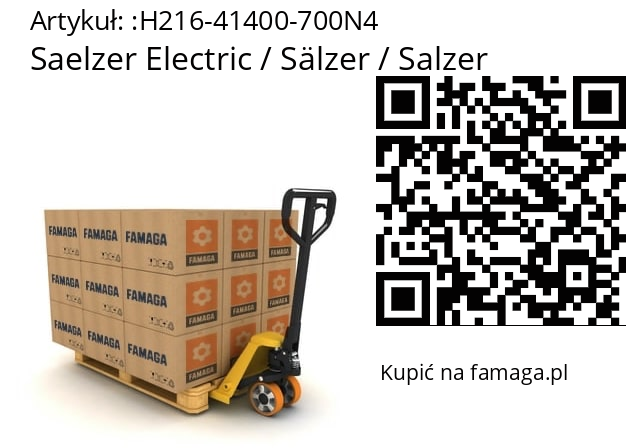   Saelzer Electric / Sälzer / Salzer H216-41400-700N4