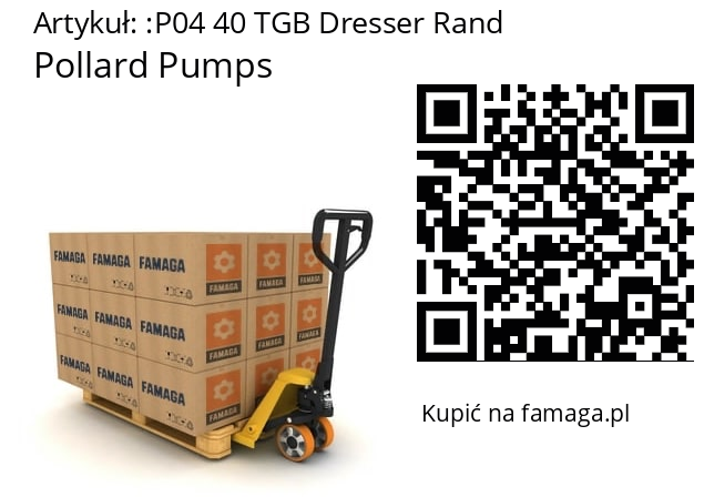   Pollard Pumps P04 40 TGB Dresser Rand