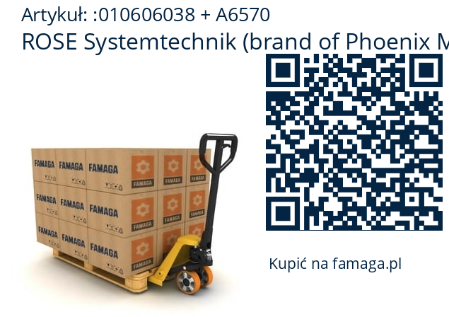   ROSE Systemtechnik (brand of Phoenix Mecano) 010606038 + A6570