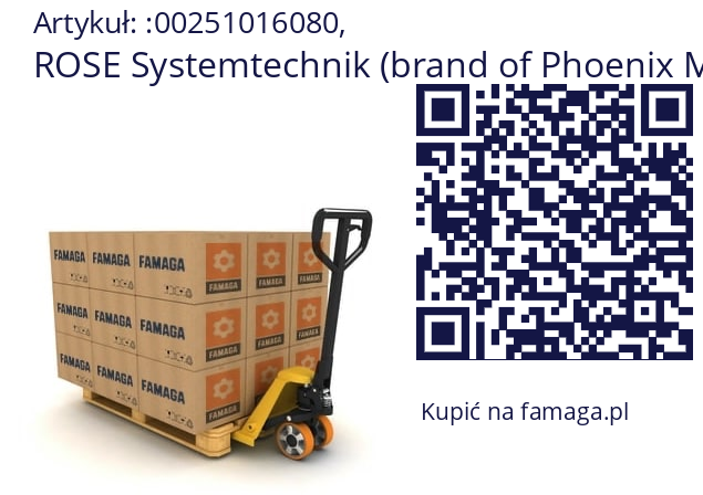   ROSE Systemtechnik (brand of Phoenix Mecano) 00251016080,